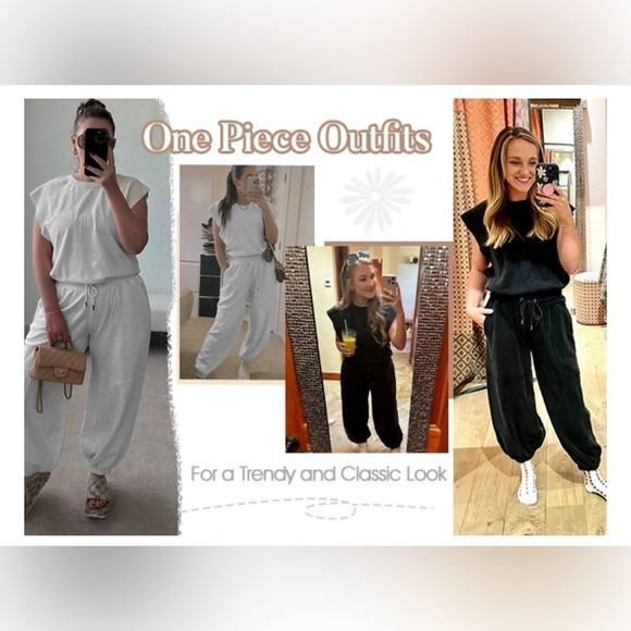 Women's Casual Light Gray Jumpsuit Sleeveless Loose One Piece
Ones ir Po… - Picture 8 of 9